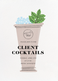 Derby Tumbler - Cocktail Party Invitation by Paperless Post