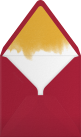 Watercolor Pomegranate - Paperless Post Envelope