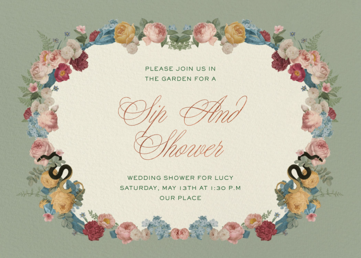 Garden Snake and Roses by Open Sea Design Co.