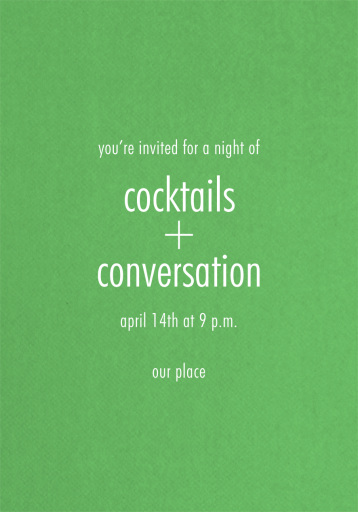 Kelly Green by Paperless Post - Back