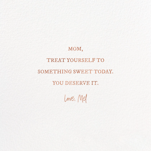 Mom's Florals - Mother's Day Card by 2021 Co. - Back