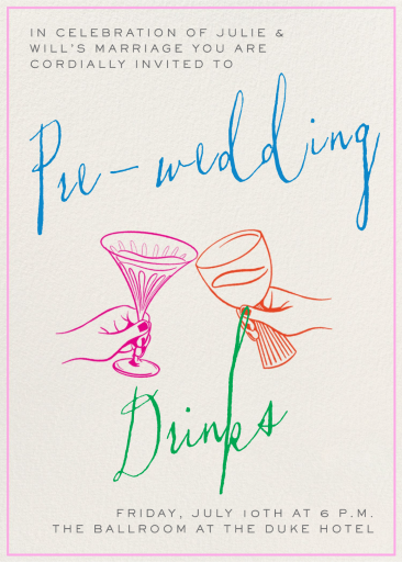 Last Sip - Wedding Weekend Invitation by Paperless Post