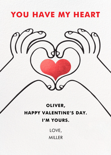 Handmade Heart - Greeting Card by Hello!Lucky