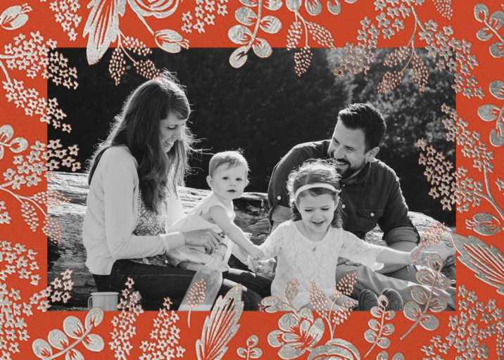 Heather and Lace (Photo) - Holiday Card by Rifle Paper Co.