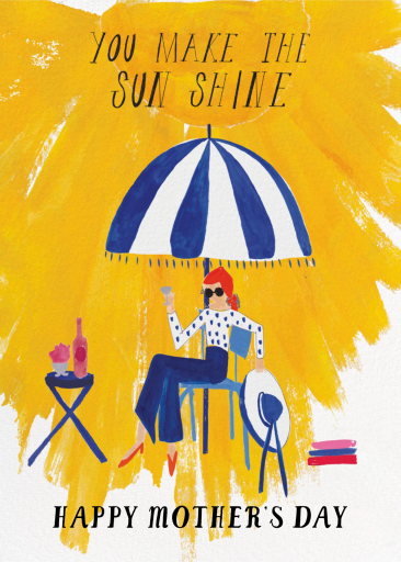 Sunshine (Mr. Boddington's Studio) - Mother's Day Card by Mr. Boddington's Studio