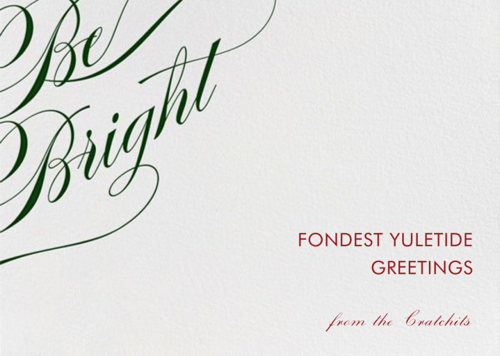 Be Merry - Holiday Card by Paperless Post - Back