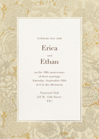 Heritage Blooms - Celebration Invitation by Liberty