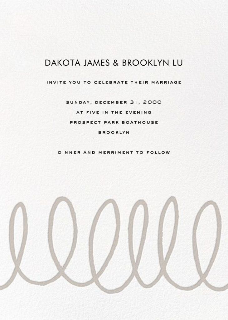 Charlotte Street II Invitation