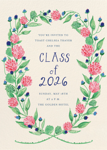 Graduation Wreath by Mr. Boddington's Studio