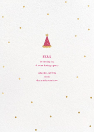 Put on Your Party Hat - Birthday Invitation by Sugar Paper