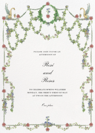 Mythical Garden - Spring Party Invitation by Stephanie Fishwick