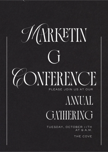 What a Night - Conference Invitation by Paperless Post