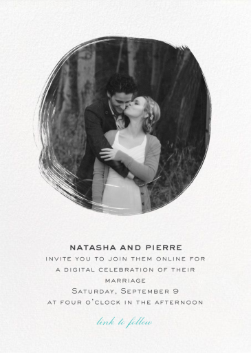 Painted Circle (Photo) by Paperless Post