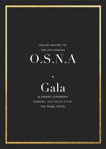 Idylle - Gala Invitation by Paperless Post