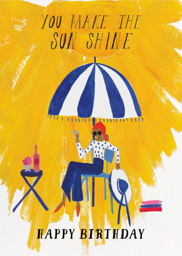 Sunshine (Mr. Boddington's Studio) - Birthday Card by Mr. Boddington's Studio