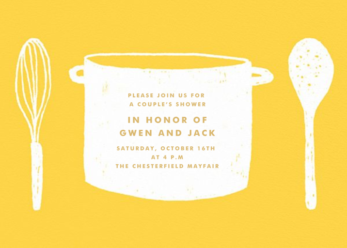 What’s Cooking? - Bridal Shower Invitation by Paperless Post
