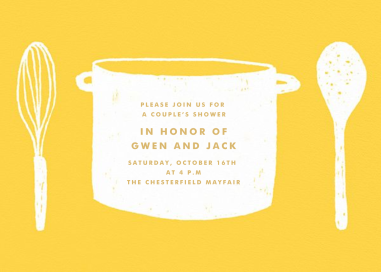 What’s Cooking? - Bridal Shower Invitation by Paperless Post