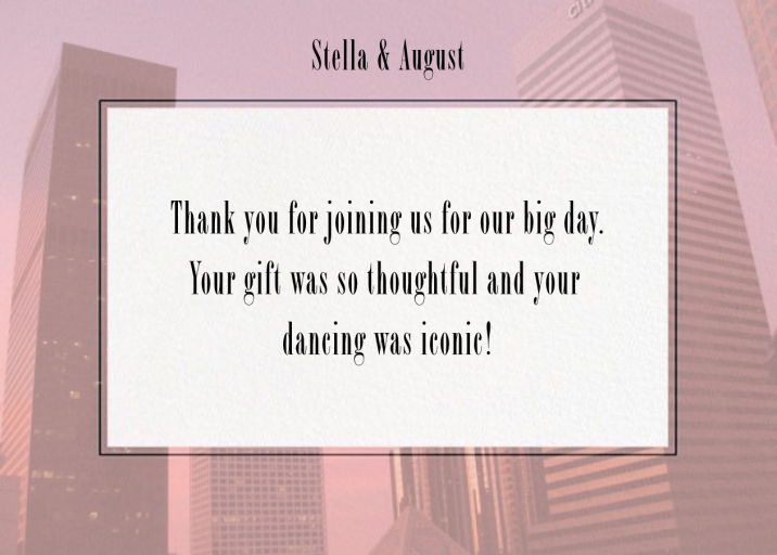 City Panoramic (Stationery) - Stationery by Paperless Post