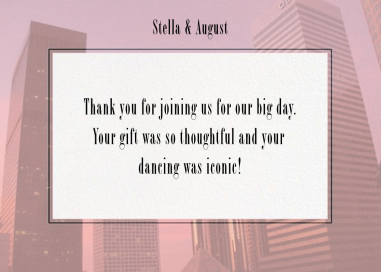 City Panoramic (Stationery) by Paperless Post