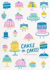 Cakes on Cakes - Birthday Card by Hello!Lucky