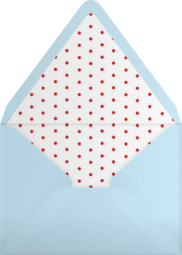 Easter Bunny Cake Invitation Envelope