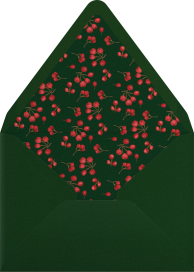 English Holly (Border) - Paperless Post Envelope