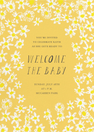 Among the Daisies - Baby Shower Invitation by Mr. Boddington's Studio