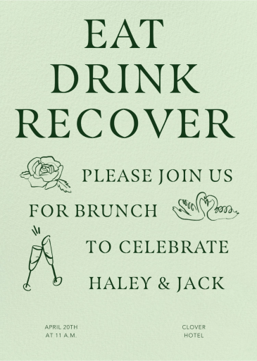 Emblems - Brunch Invitation by Paperless Post