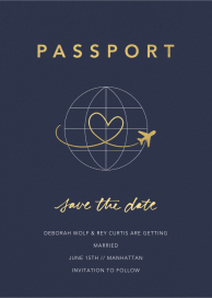 Passport to Romance by Paperless Post