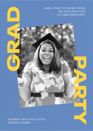 Glad Grad - Graduation Party Invitation by Paperless Post