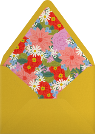 Shower Flowers - Paperless Post Envelope