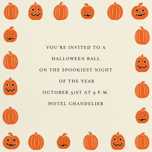 Jack-O-Lantern - Invitation by Paperless Post
