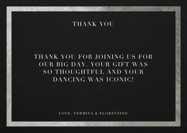 Editorial II (Stationery) - Thank You Card by Paperless Post
