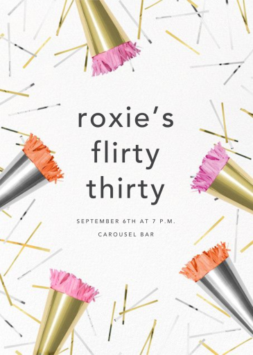 Chorus - Birthday Invitation by CONFETTISYSTEM