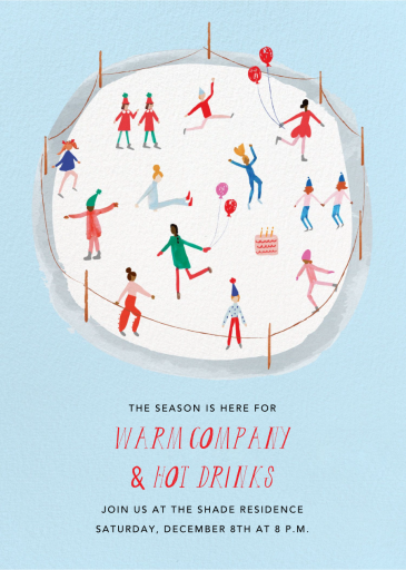 Do a Figure Eight - Party Invitation by Mr. Boddington's Studio