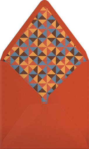 Folk Flowers - Paperless Post Envelope