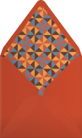 Folk Flowers - Paperless Post Envelope