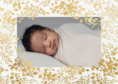 Richmond Park (Photo Save the Date) - Birth Announcement by Oscar de la Renta