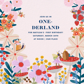 Fairy Good Time - First Birthday Invitation by Hello!Lucky