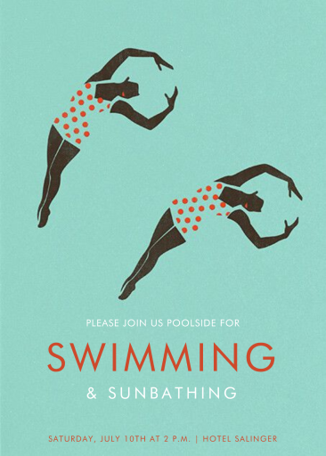Bathing Beauties - Summer Party Invitation by Paperless Post