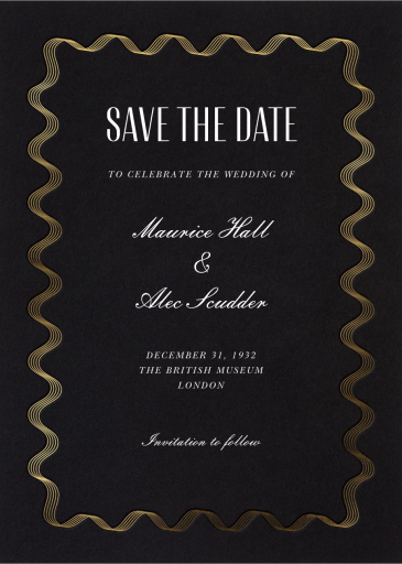 Sound Wave - Save the Date by Paperless Post