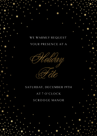 Modest Dazzle - Holiday Party Invitation by Paperless Post