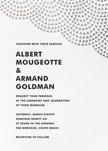 Savoy - Wedding Invitation by Paperless Post