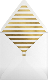 Minimalistische goldene Weihnachtsbäume – Umschlag „ Card “