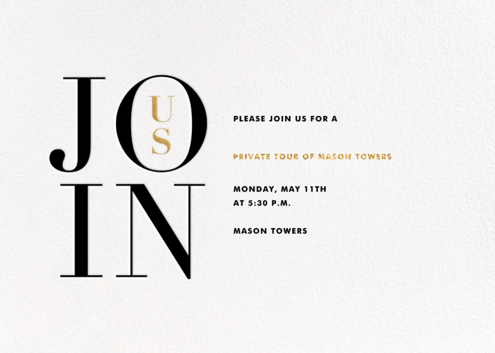 Almaviva - Cocktail Party Invitation by Paperless Post