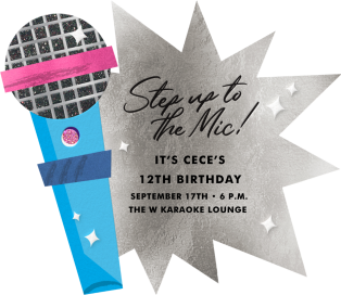 Karaoke Cutout by Cheree Berry Paper & Design