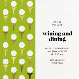 Tee Party - Birthday Invitation by kate spade new york
