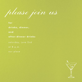 Chartreuse - Party Invitation by Paperless Post
