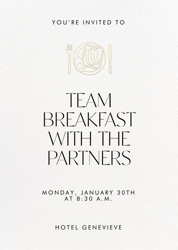 Avocado Toast Invitation