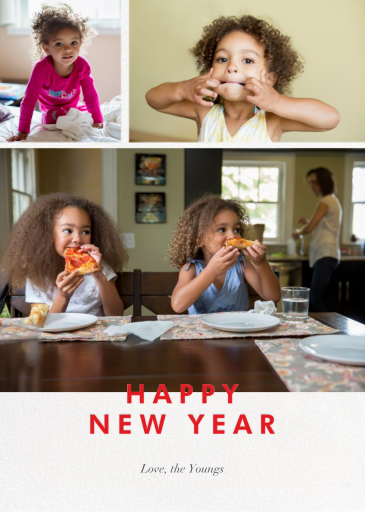 New Year Cutouts - New Year's Card by Paperless Post